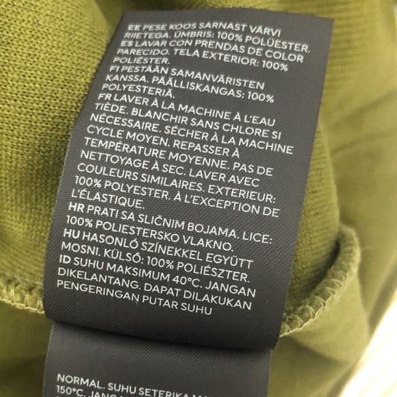 H&M green olive bear sweatshirt - Picture 6 of 10